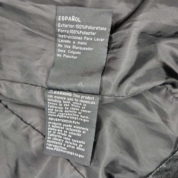 Lock & Love Black Premium Faux Leather Moto Biker Jacket‎ - Size M - New - Picture 8 of 8